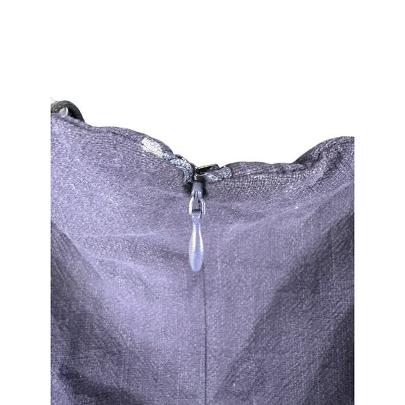 LIONESS 1999 Maxi Dress Halter Neck Ruched Formal Party Gala Evening Navy Medium - Picture 8 of 12